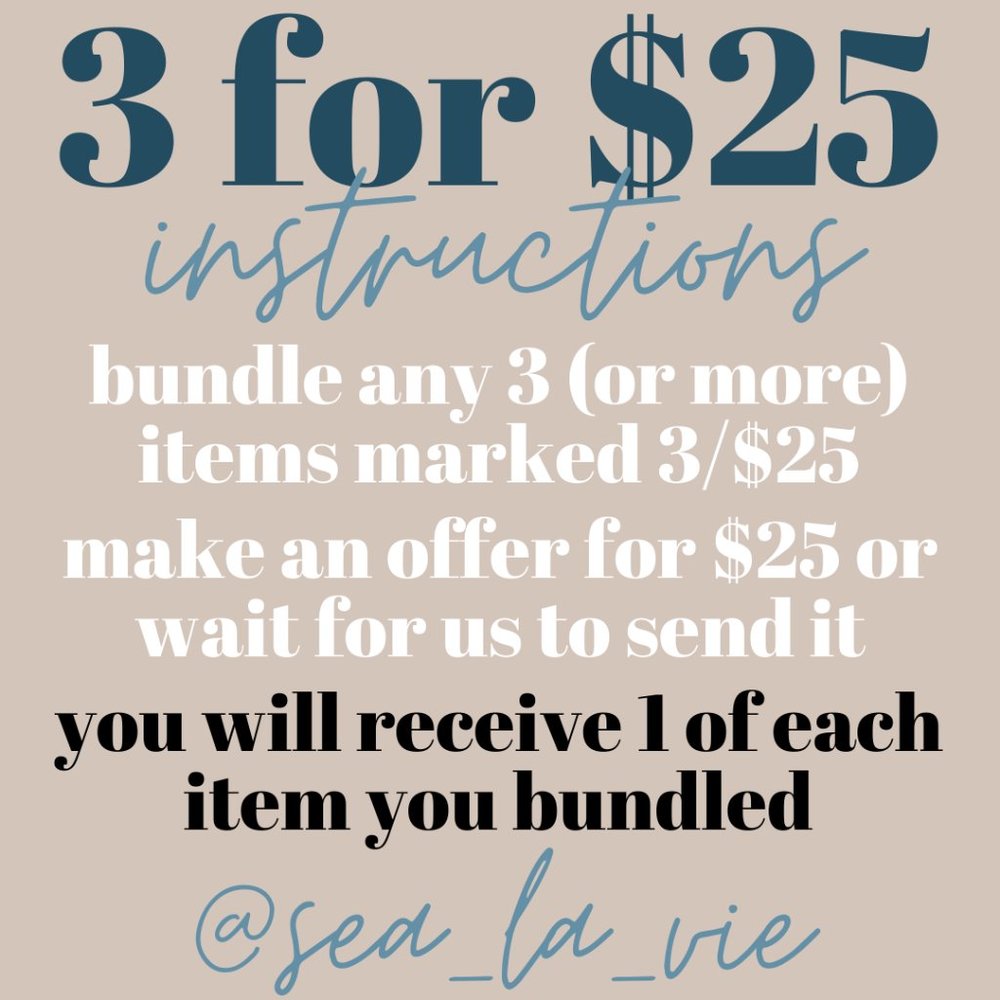 3/$25 Clearance Sale • All Included Items Marked - Picture 3 of 4